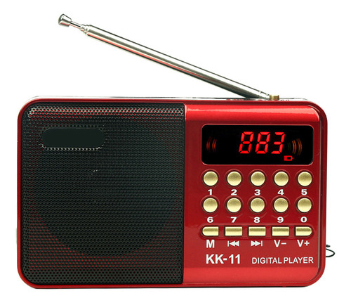 Mini Reproductor Mp3 Digital Fm Con Radio K11