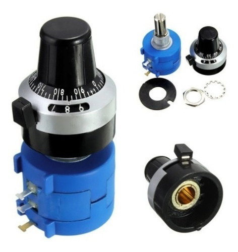 Potenciometro Multivoltas 10k 3590s-2-502l 10k 1718m + Knob