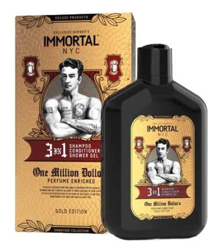 Shampoo 3 En 1 - 500ml - Immortal Nyc