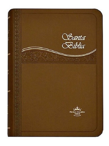 Biblia Mediana Piel Fabricada Café Cosy Reina Valera 1960