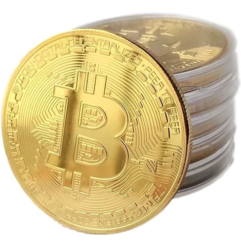 Imagen 4 de 5 de Bitcoin Moneda Modelo One Representacion Btc Con Capsula!
