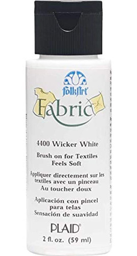 Pintura Acrílica Para Tela, 2 Onzas, Mimbre Blanco, 2 Onza