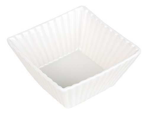 Jogo Com 3 Petisqueiras Hauskraft Em Porcelana Quadradas 9cm