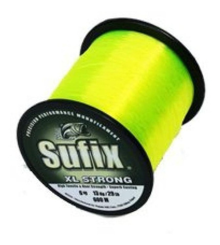 Tanza Sufix 0.45 Bobina 600 Metros Xl Strong Bentancor Outdo Color Verde limón