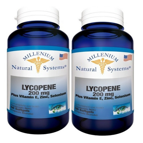 X2 Lycopene 200mg + Vitamina E - Unidad a $2160
