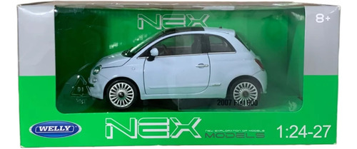 Welly Nex Autos A Escala 1:24 2007 Fiat 500 Zona Devoto
