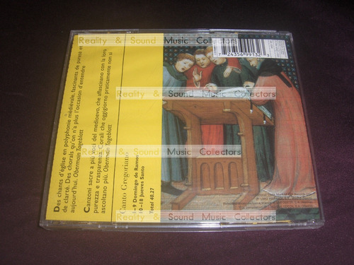 Canto Gregoriano Coro Monjes Monasterio Sto Domingo Silos Cd (Usado)