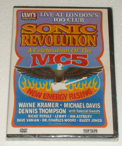 Sonic Revolution A Celebration Of The Mc5 Dvd Nuevo Kktus