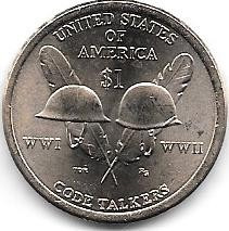Moneda 1 Dolar Estados Unidos Año 2016 Nativa Americana
