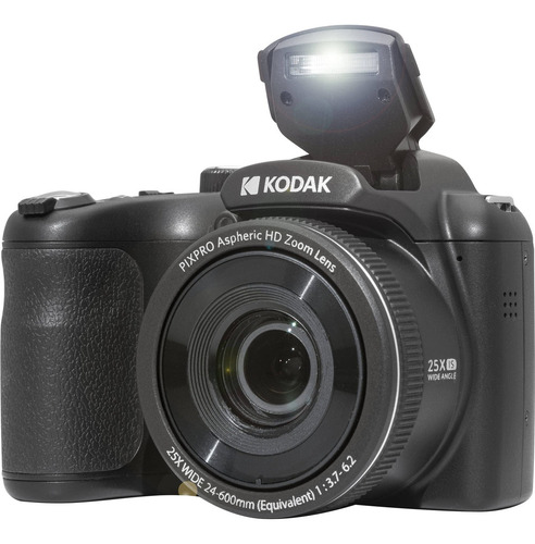 Kodak Pixpro Az255 - Kit De Cámara Digital (negro) + Funda. Color Negro