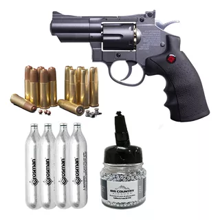 Pistola Revolver Semiauto Crosman Co2 Snr357 Con Accesorios