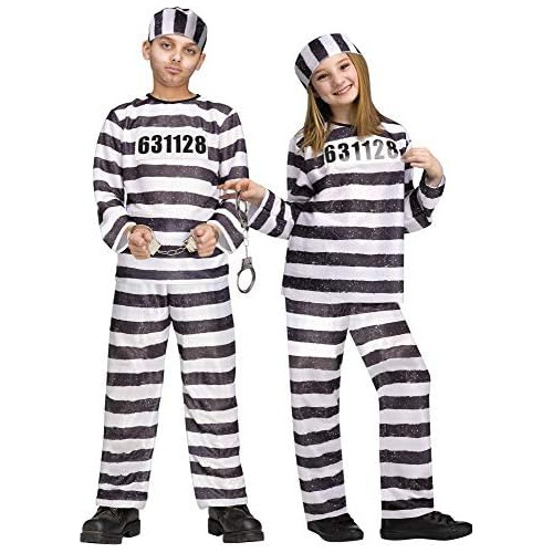 Disfraz De Prisionero Preso Niños