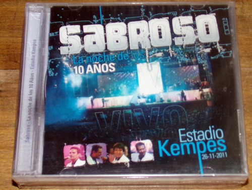 Sabroso La Noche De Los 10 Años En Vivo Cd Nuevo Kktus