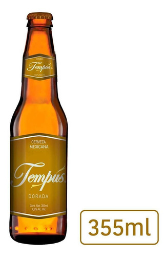 Cerveza artesanal Tempus Dorada Golden Ale 355 mL