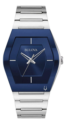 Bulova Reloj Grande De Acero Inoxidable Gemini Futuro Para H