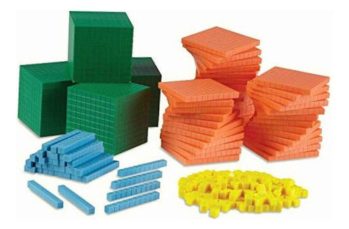 Hand2mind Differentiated Foam Base Ten Blocks Complete Set