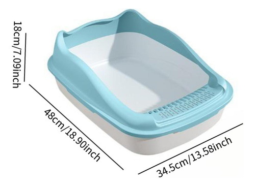 Bandeja De Arena Para Gatos De Interior, Inodoro Para