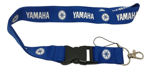 1pcs Color Azul Yamaha Logo Superbike Lanyard Keychain ...