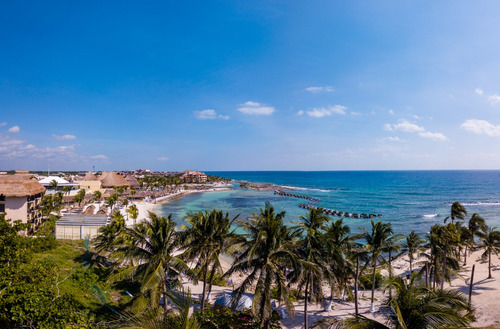 Departamento En Venta En Puerto Aventuras, Brizha Del Mar, Con Frente A La Playa