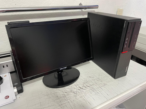 Cpu Lenovo Thinkcentre I5 16 Ram Ssd 120gb Y Monitor Vorago (Usado)