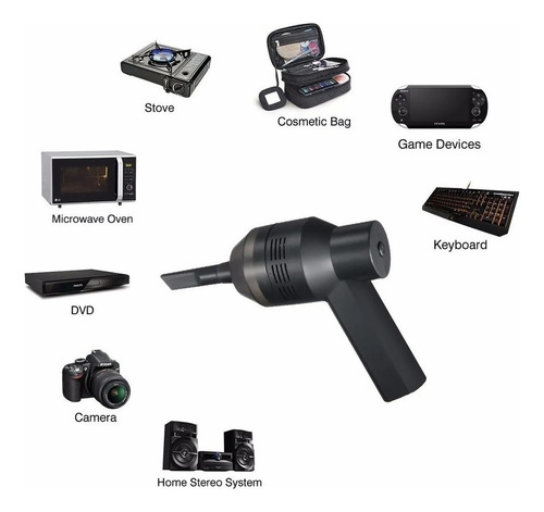 De Mini Aspiradora De Mano Para Coche, Recargable Por Usb