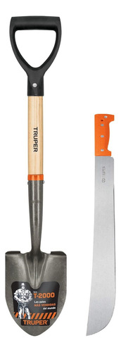 Truper Pala Cajuelera Y Machete Jardineria, Tesoros