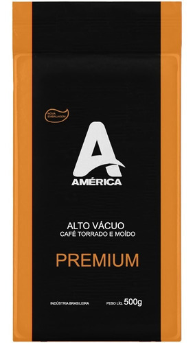 Café América Premium Alto Vácuo Torrado E Moído 500 Gramas