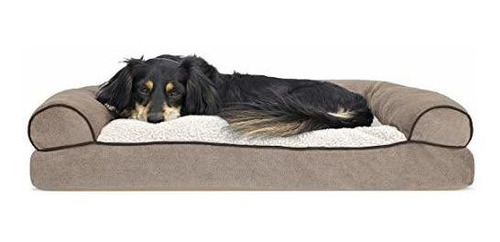 Furhaven - Cama Para Perros, Cojn De Almohada Tradicional S