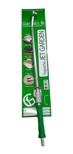 Esguicho Mangueira De Alta Pressao Longo Metal 60cm 2 Bicos