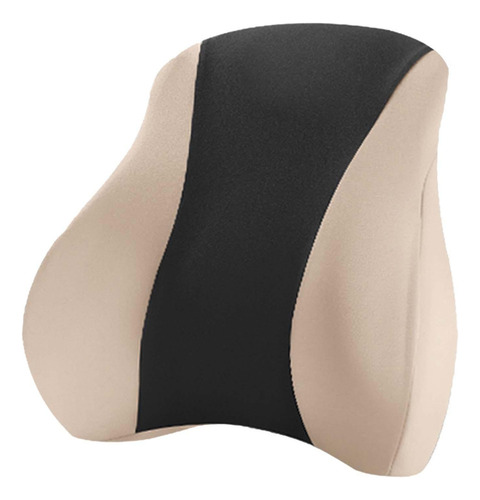 X Almohada De Soporte Lumbar Para Automóvil Soporte Beige
