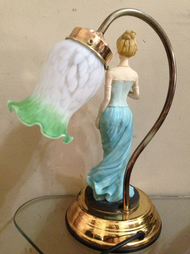 Lámpara Touch Clásica De Mesa De Hermosa Figura De Mujer (Usado)