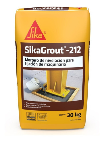 Mortero Autonivelante Sikagrout-212 Por 30 Kg