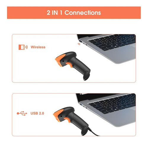 Sumicor Qr Code Scanner Inalmbrico 2d Para Inventarios