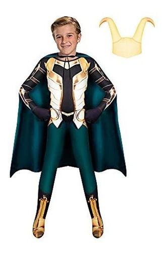 Disfraz Talla 6|7 Años Para Niño De Loki Avengers Con