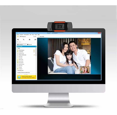 Webcam 1080p Com Áudio Embutido