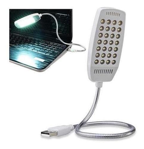 Luz 28 Led Usb Flexible Con Interruptor Notebook Pc Laptop