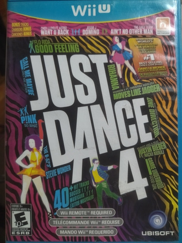 Just Dance 4 Wiiu En Excelente Estado 