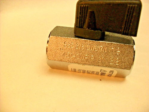 Legris Valve In Line S35 3/8 Cw617n 450-cwp Mini Ball Va Bbd