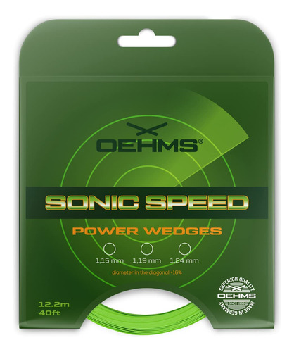 Oehms Sonic Speed Power Cuñas | Juego De 39.4 Ft (40 Pies).