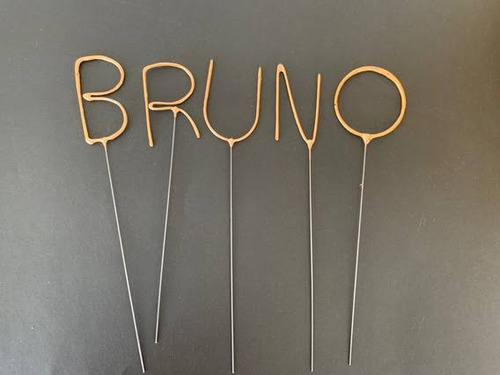 Vela Pastelera Personalizada , Nombres,números,frases,figura