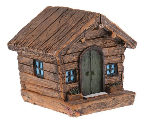 2 Casa De En Miniatura, De Resina