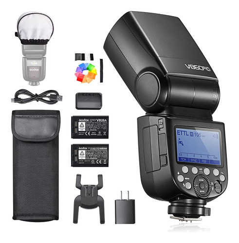 Ving V860iiic Ttl Kit Flash Ion Litio Para Camara Canon