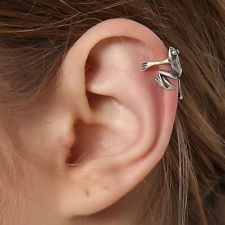 Aro De Rana Clip 2 Colores Unicos X2 Talla S