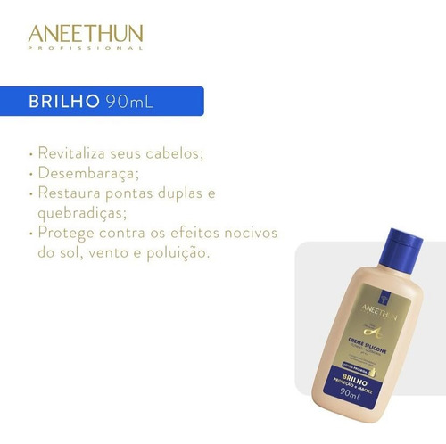 Kit Aneethun Shampoo+finalizador+máscara+dose Force System