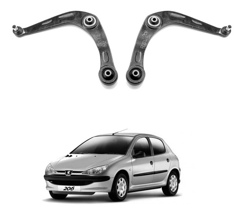 Kit 2 Horquillas Peugeot 206 1.4 1.6 L Izquierda Y Derecha 