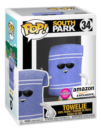 Funko Pop! South Park - Toallin #34 Flocked Amazon Exclusive