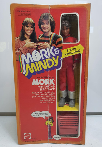Mork & Mindy Robin Williams With Talking Spacepack 1979