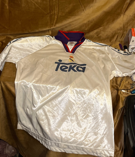 Camiseta Real Madrid 1998 Retro Satinada Xxl