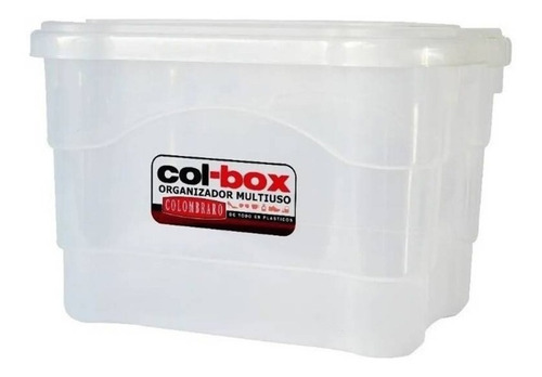 Caja Col Living Box Grande Art. 9304 Colombraro Color Transparente Liso