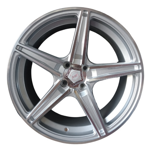 Rines 17' 4/100 Progresivos, Para Chevrolet, Nissan, Vw, H Plateado